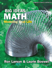 Big Ideas Math: Modeling Real Life 